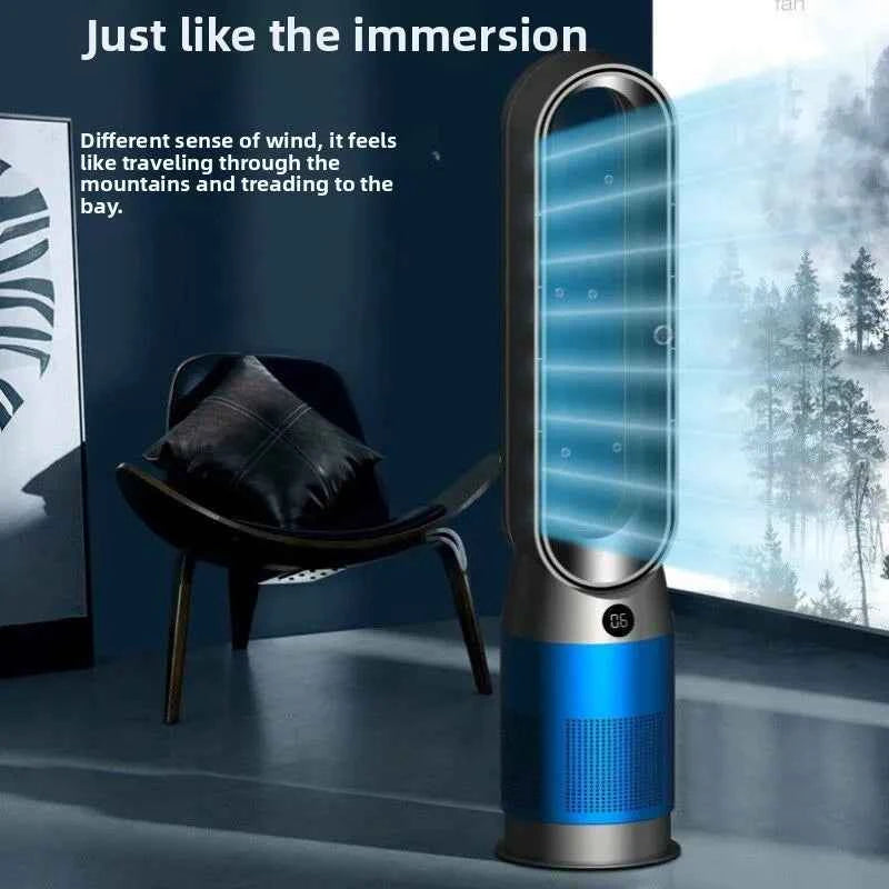 42 Inch Cooling And Heating Fan Adjustable Thermostat Control Energy Saving eco Mode Low Noise Bedroom Fan Remote Control