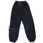 Kids Adults Cotton Kung fu Tai chi Pants Martial arts Wing Chun Black and White Wushu Trousers