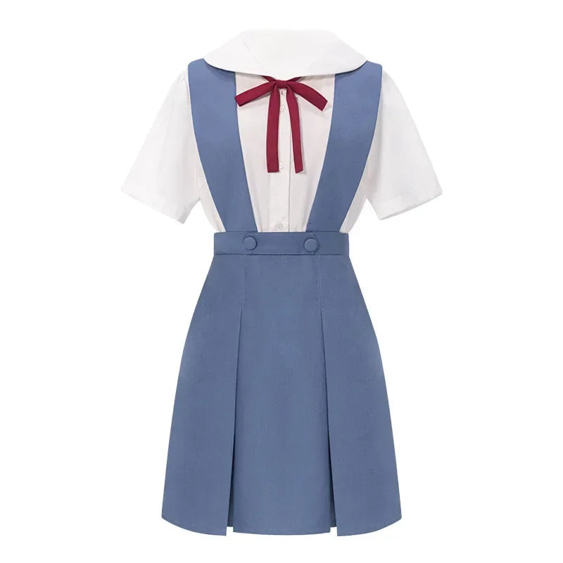 Anime School Uniform Cosplay Costume for Women with Wig
