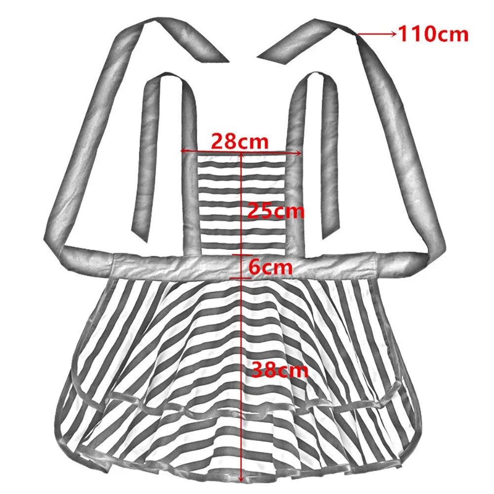 Cotton Princess Waist Apron - Oilproof & Easy Clean