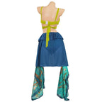 Britney Spears Slave Costume Blue Stage Performance Dance Sexy Dress Bra Shorts Skirts Suit Women Halloween Carnival Party Suit SS69