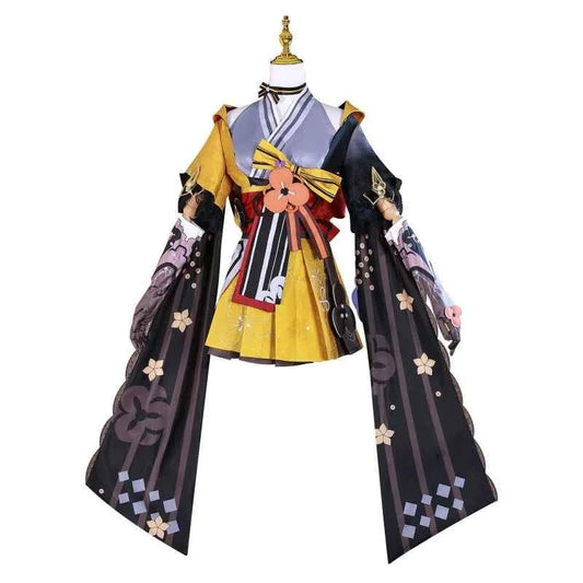 Chiori Cosplay Costume Wigs Boots Shoes Metal Accessories Women Costume Full Set Carnival Party Costume