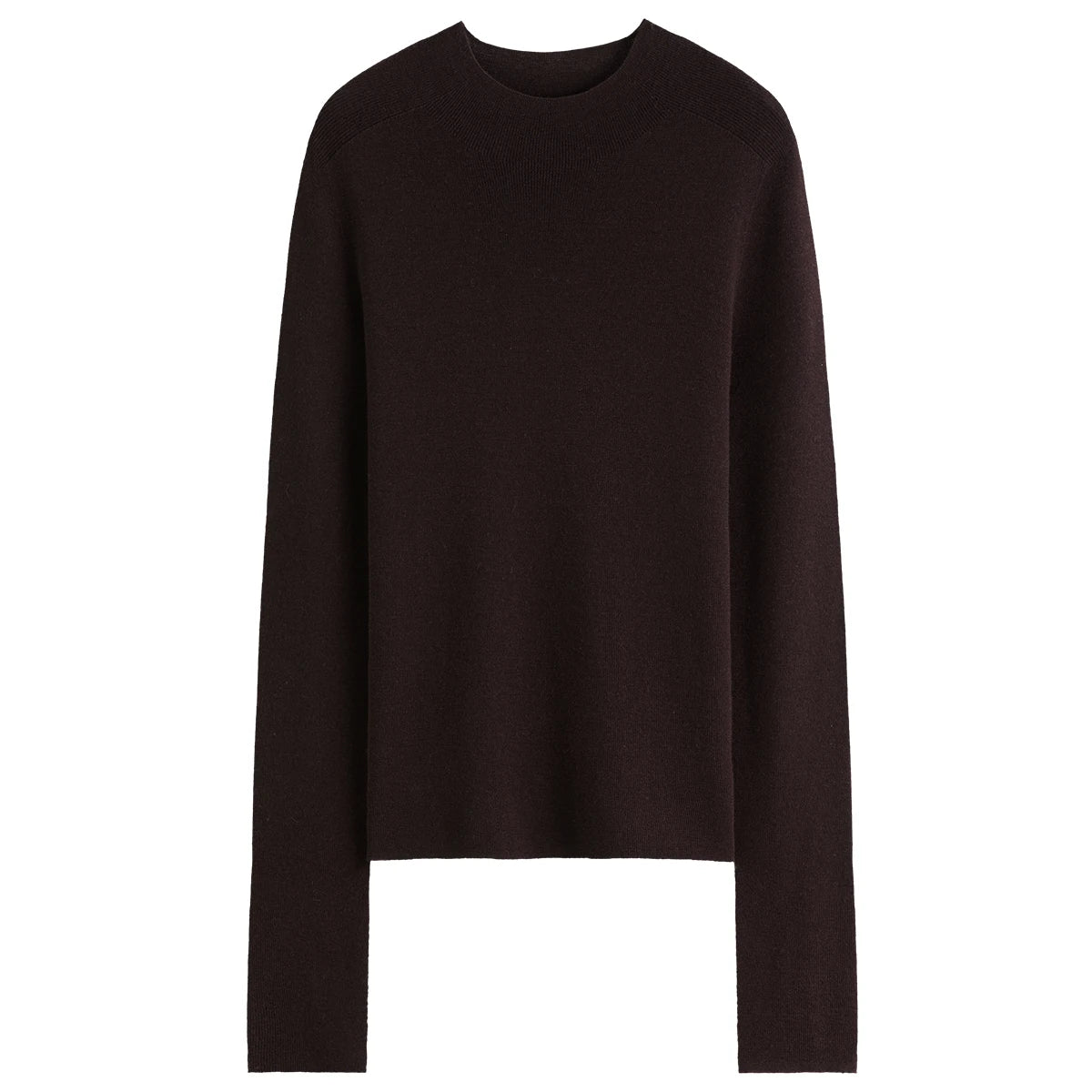 DUSHU Women's 100% Wool Half-High Collar Pullover
