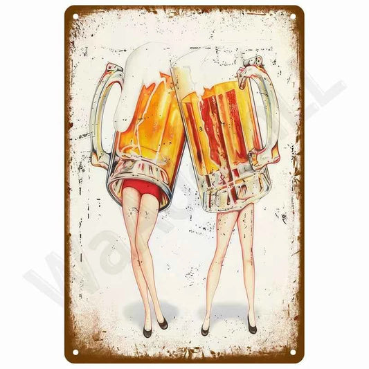 Vintage Tin Sign Home Decor Items Wall Decor Art Wall Mural Room Decoration Items Decor Men Retro Metal Sign Plate Bar Posters