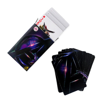 54Pcs/Box Disney Paper Playing Cards Mickey Avengers Frozen Anime Poker Cards Child Adult Desktop Games Toys SS69