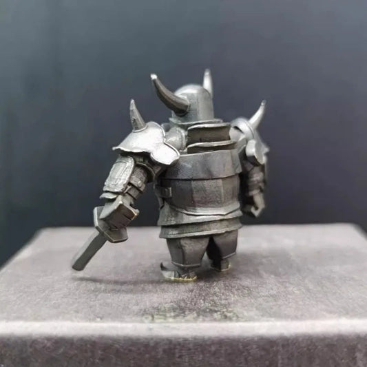 Brass Make Old Hog Rider Action Figures Miniature Ornament Accessories Super Knight Mini Desktop Car Interior Model Figurine SS69