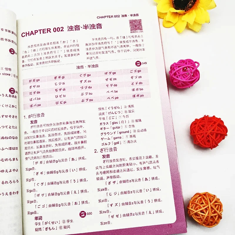 3pcs/set Japanese Learning Book Lntroductory Self-study Standard Japanese Elementary Education Course Japanese Word Grammar Book SS69