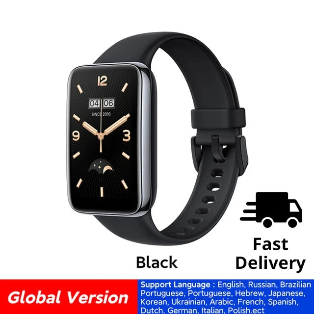 For Global Version Mi Band 7 Pro AMOLED Screen Blood Sleep Breathing Oxygen Monitoring Health Management Smart Watch
