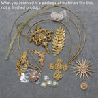 Baroque Gold Halo Headband Tiara - Lolita Vintage Goddess Style