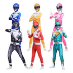 Samurai Sentai Shinkenger Cosplay Jumpsuit & Mask Set for Adults
