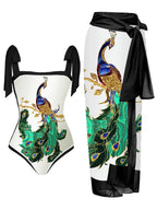2023 New Arrival Push Up Women Bikini Set Floral Printed Ruffle Bikinis Strappy Bandage Swimwear Brazilian Biquini Bathing Suit SS69