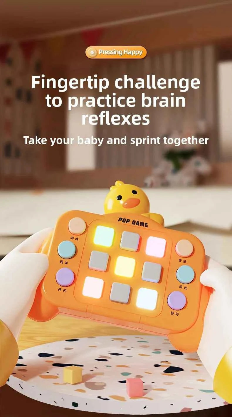 Montessori Busy Board Sensory Toys Cartoon with LED Light Switch Control Board Travel Activities Children Game for 2-4 Years Old
