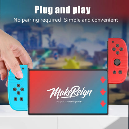 For Nintendo Switch/iOS/Android/PC Wireless Controller, Turbo Vibration Wake-up Handle For Fitness-ring BT Video Game Control SS69