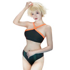 Miccostumes Women Bikini Set Swimsuit Anime Style Bathing Suit