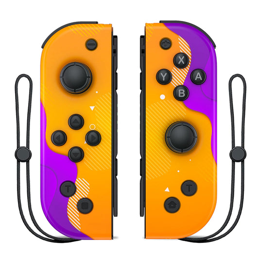For Nintendo Switch/iOS/Android/PC Wireless Controller, Turbo Vibration Wake-up Handle For Fitness-ring BT Video Game Control SS69 37.69 2130-orange / CHINA