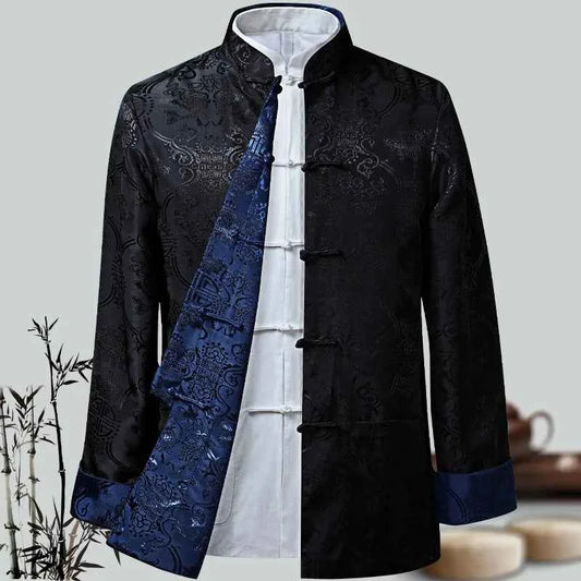 Chinese Styple New Dragon Year Shirt Kung Fu Coats Tang Suit Jacket Traditional Chinese Clothing Jackets Hanfu Men Clothing