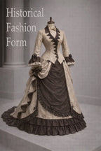 Victorian Bustle Dress - Historical Costume Gown