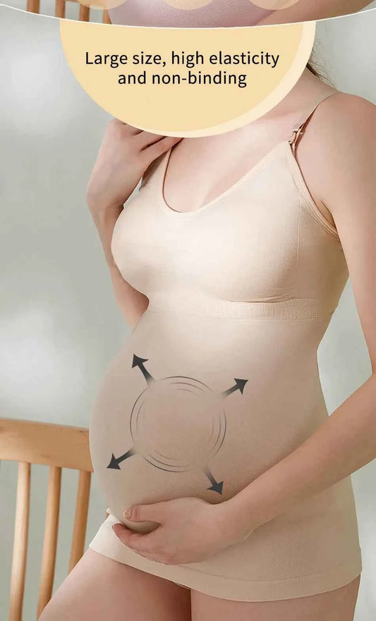 Maternity Breastfeeding Bra Tank Tops Women Comfortable Pressure Reducing Adjustable Shoulder Straps Anti Sagging Pregnant Bra