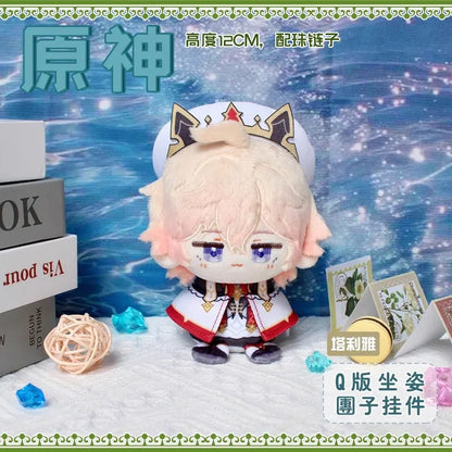 Alice Genshin Impact Plush Doll Sandrone Columbina Yae Miko Arlecchino Nicole Lohen Linnea Game Cosplay Stuffed Toy Illuga Gift