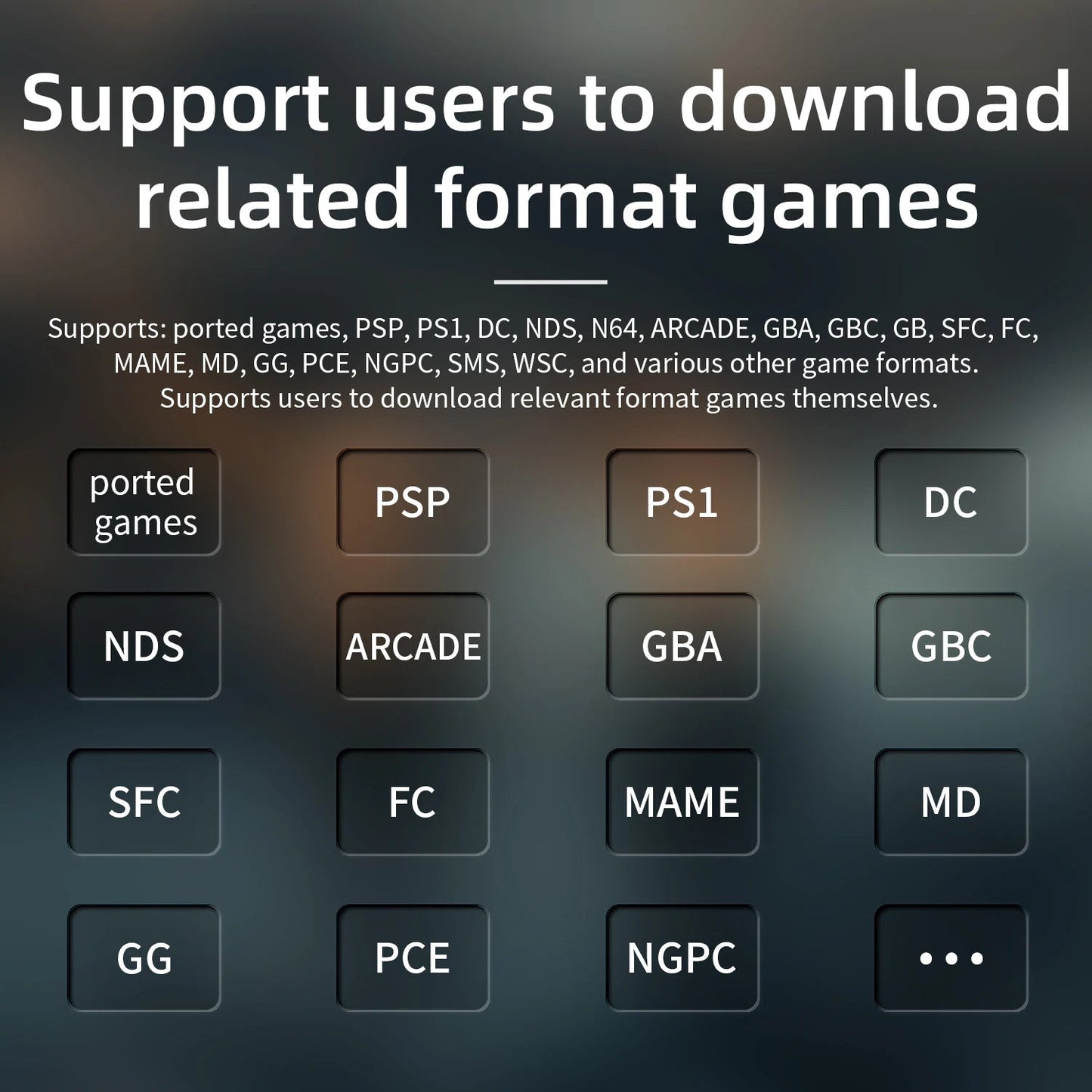 ANBERNIC RG40XX H Handheld Game Console Linux 64-bit System 4.0 inch IPS 3200mAh Retro Video Gaming Console 64G 5000+ Games Gift SS69