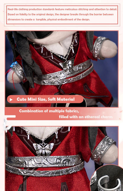 Anime Tian Guan Ci Fu Xie Lian Plush Doll TGCF Stuffed Toy Plushies Heaven Official’s Blessing Change Suit Dress Up Toy 20cm SS69