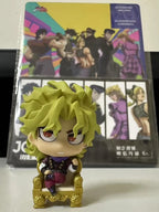 BANDAI JOJOs WORLD3 Bizarre Adventure Action Figure Toy Amine Q Version 4.5cm DIO Bruno Bucciarati Toys Gifts