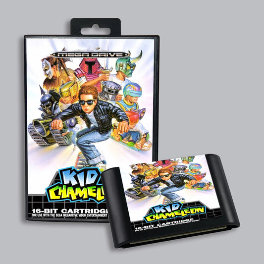 for Kid Chameleon 16bit retro game cartridge for Sega Genesis Megadrive video game consoles SS69 38.69 EUR game box