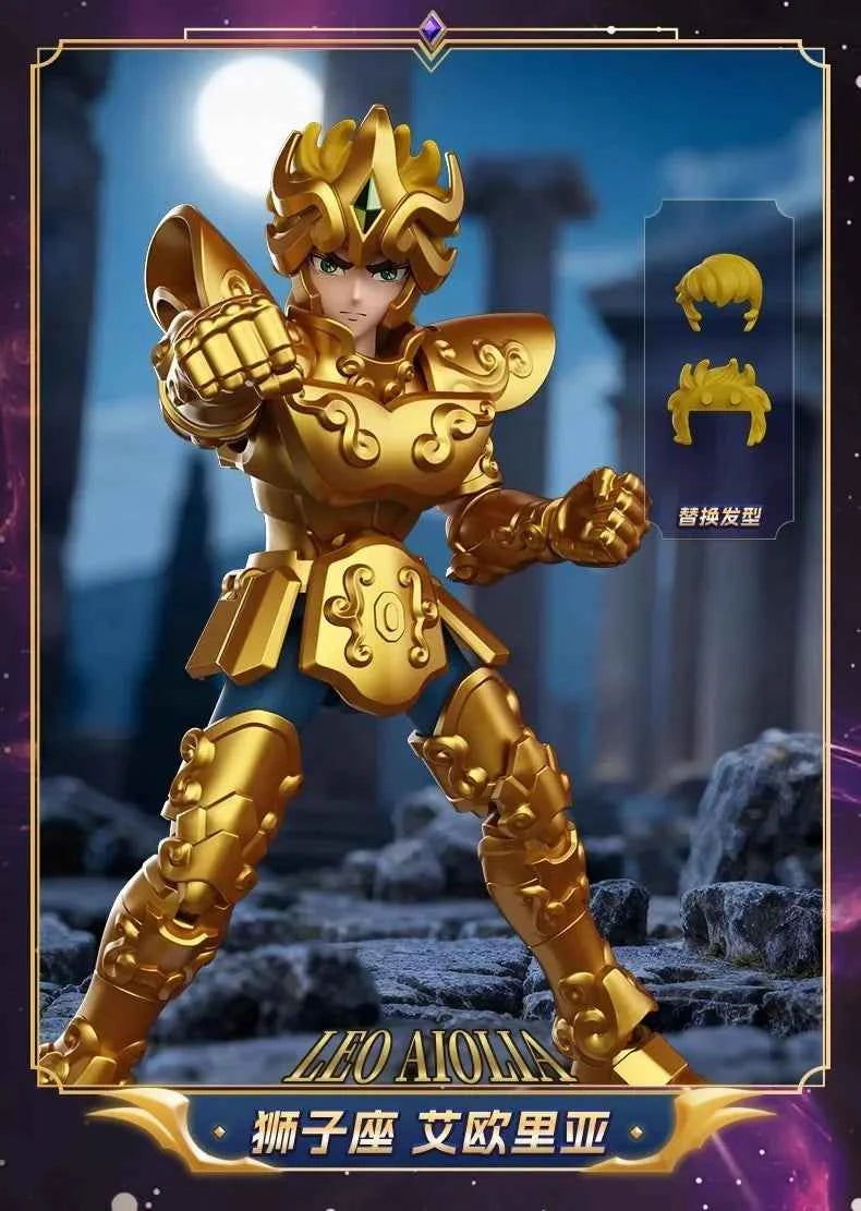 New 100% Original Blokees Saint Seiya Galaxy Version Vol.3 Anime Action Figure Model Toy Birthday Christmas Gift