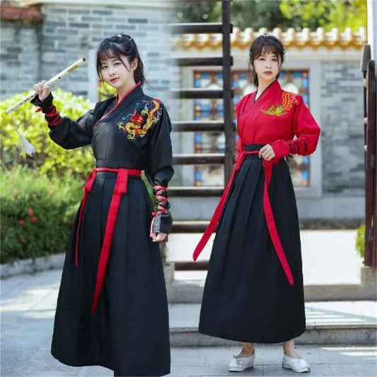Japanese Vintage Kimono Samurai Cosplay Clothing Woman Man Chiinese Hanfu Crane Embroidery Cardigan Yukata Full Sleeve Retro