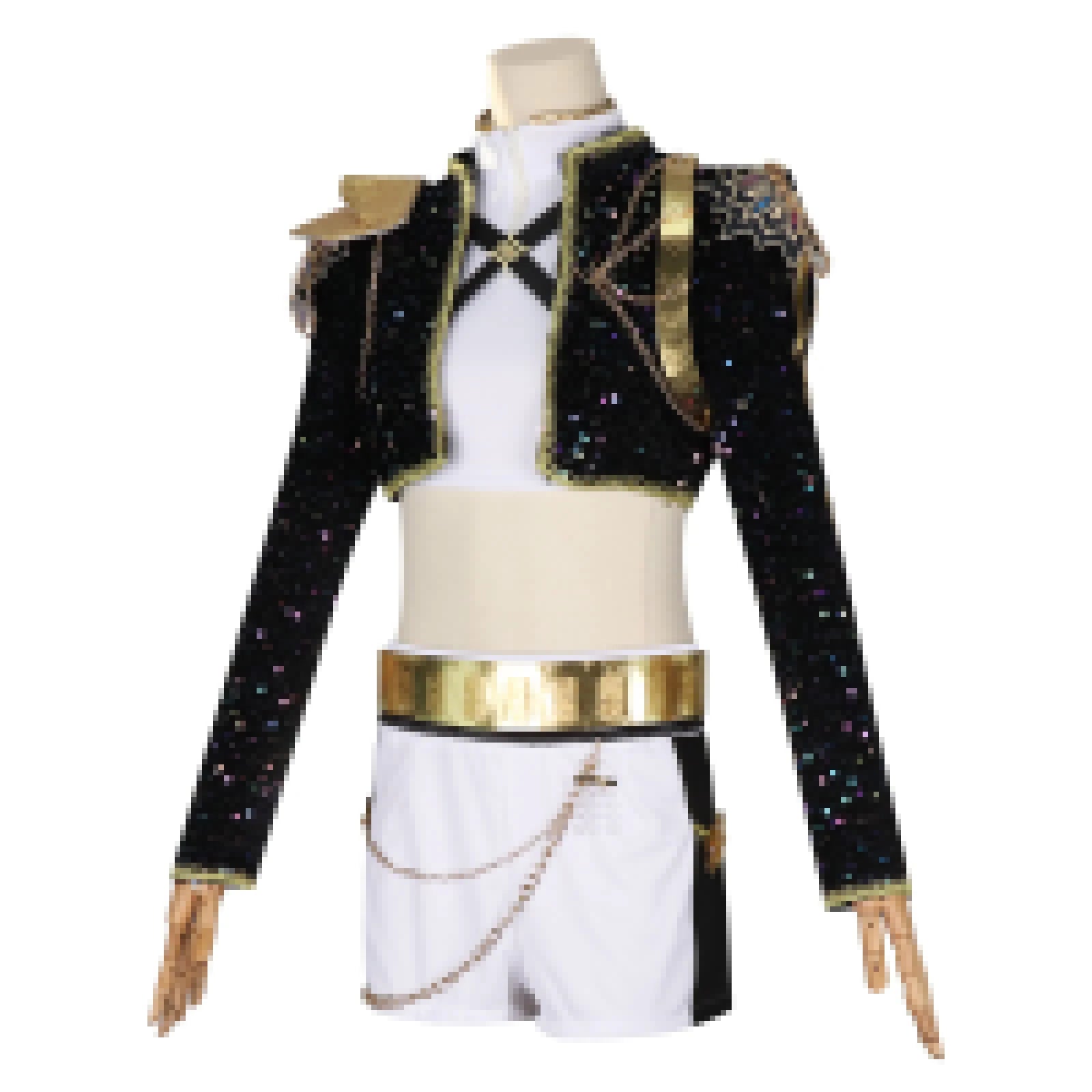 Anime Girl Group Cosplay Costume - Polyester Top and Pants Set