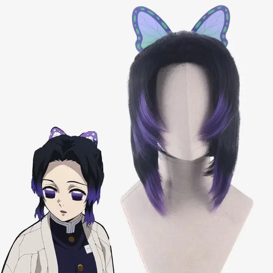 Kochou Kanae Cosplay Costume Set - Kimetsu No Yaiba Anime Outfit