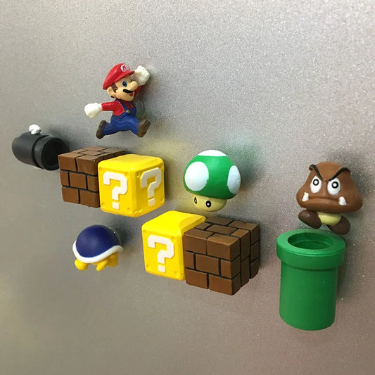 Cartoon Fridge Magnet Sticker DIY Creative Cute Fridge Sticker Kawaii 3D Refrigerator Magnet Kitchen Decoration Home Ornament