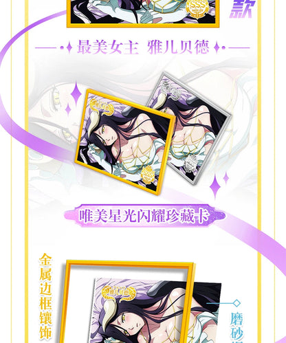 New Japanese OVERLORD Bleach Collection Card Tcg Card Anime Characters Game Card Cosplay Board Game Collection Cards Toys Gift SS69