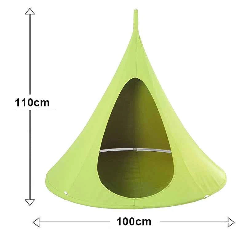 Outdoor Waterproof hammock Double Cacoon Hanging Chair Weight Capacity 80KG Outdoor and Indoor Use - Hanging Kit hanging tent