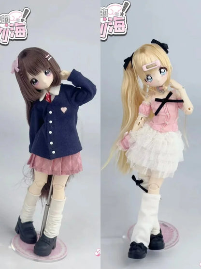 Authen1/6 Bjd Blind Box Miralab Don'T Mess With My Bangs Series Bjd Movable Joint Doll Rubber Hair Transplantation Set
