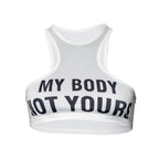 Summer Fashion Sexy Clashing Colors Women Clothing Casual Slim Hollow Round Neck Sleeveless Tank Top Women Monogram Y2k Top