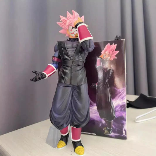 25cm Dragon Ball Zamasu Black Goku Action Figure PVC Figurine GK Statue Collection Model DecorationToys Children Birthday Gifts SS69