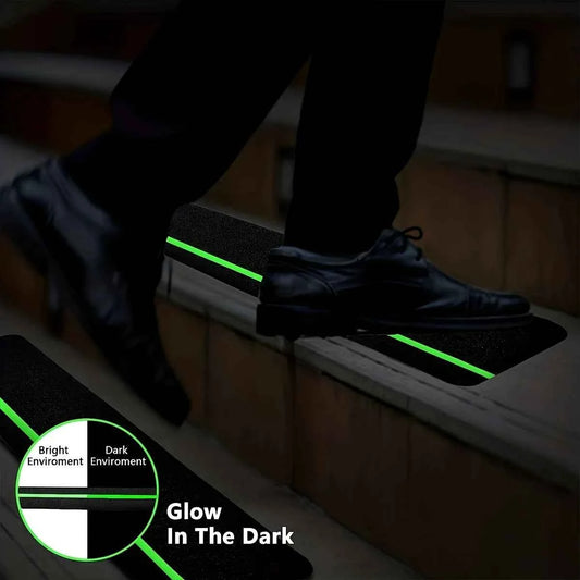 Luminous Anti-Slip Traction Tape Outdoor/Indoor Stair Step Anti-Slip Tape Stair Tread Waterproof Anti-Slip Tape