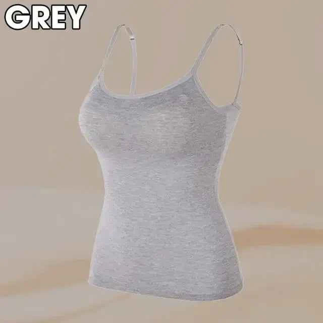 Cami Bra – Women's Camisole With Built In Padded Bra Vest Dropshipping As Seen on Tiktok Pink Top For Women Pajamas Home Wear