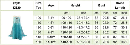 Girls Elsa Anna Dress Children Princess Carnival Dress Kids Jasmine Rapunzel Pageant Flower Disguise Birthday Cosplay Costume