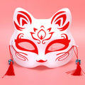 Exaggerated Rabbit Ear Mask - Black & White PVC Costume Accessory