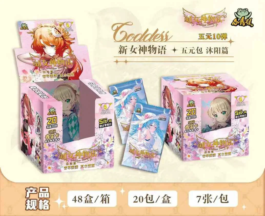 Goddess Story Collection Cards Board Playing Games Carts Paper Kids Toys Anime Gift Table Christmas Brinquedo