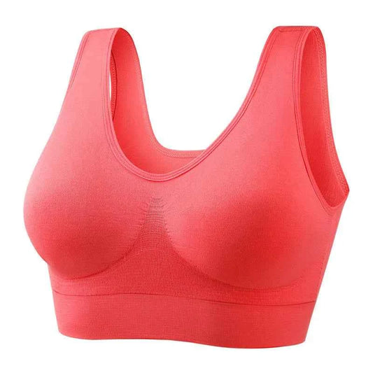 XL-5XL 4PCS Women Seamless Single Layer Camisole Bra Tops Sleep Yoga Sports Bras Tank Tops