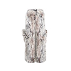 Mauroicardi Men's Faux Fur Wide Leg Pants