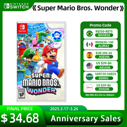 Super Mario Bros. Wonder Nintendo Switch Game Deals 100% Official Original Physical Game Card Action Genre for Switch OLED Lite SS69