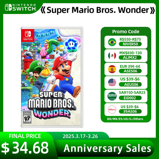Super Mario Bros. Wonder Nintendo Switch Game Deals 100% Official Original Physical Game Card Action Genre for Switch OLED Lite SS69