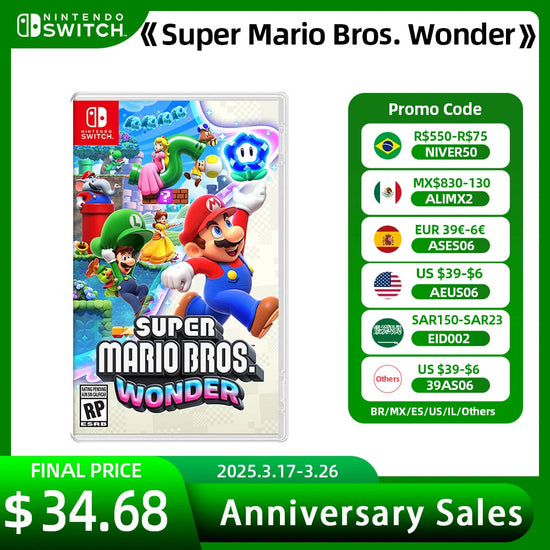 Super Mario Bros. Wonder Nintendo Switch Game Deals 100% Official Original Physical Game Card Action Genre for Switch OLED Lite SS69