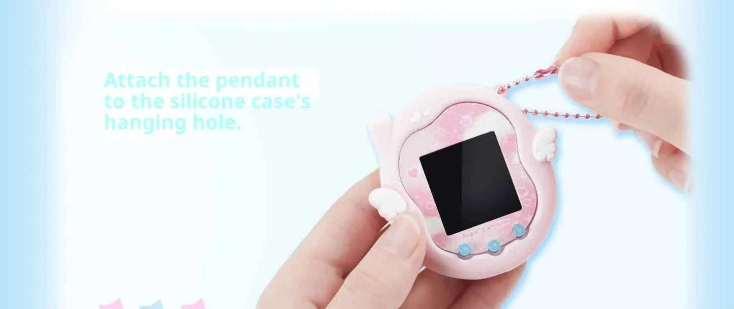New Tamagotchi Uni Protective Cover Silicone Case Pet Toy Soft And Creative Angel Cartoon Design Cute With Sticker Gift Stock