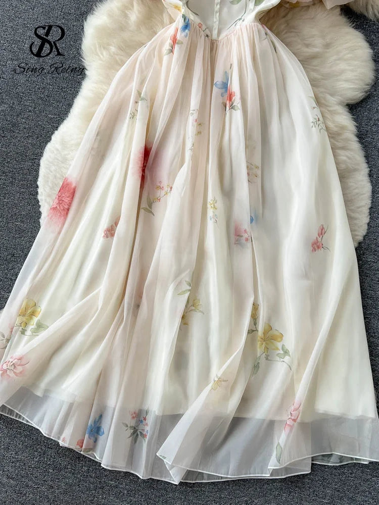 SINGREINY Off-the-Shoulder Sweetheart Corset Maxi Dress