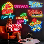 Custom LED Neon Sign for Business Logo & Wall Decor